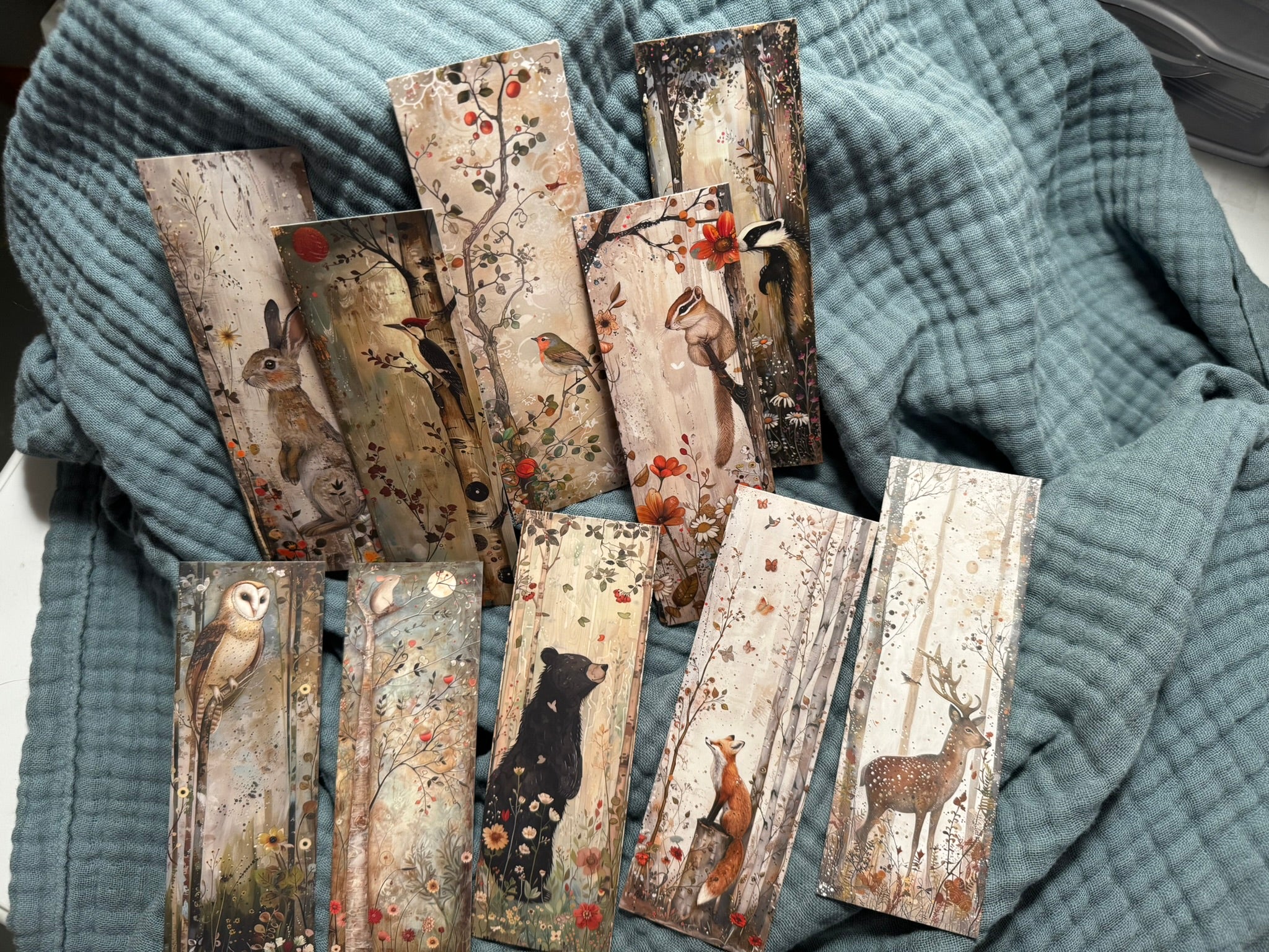 Bookmark Woodsy Themed
