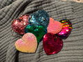 Sequin Heart Keychain/Charm